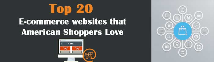 Top 20 e-commerce websites in America